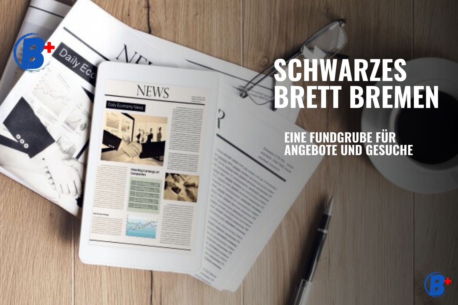 Elegantes Bremen Schwarzes Brett Fotosnull