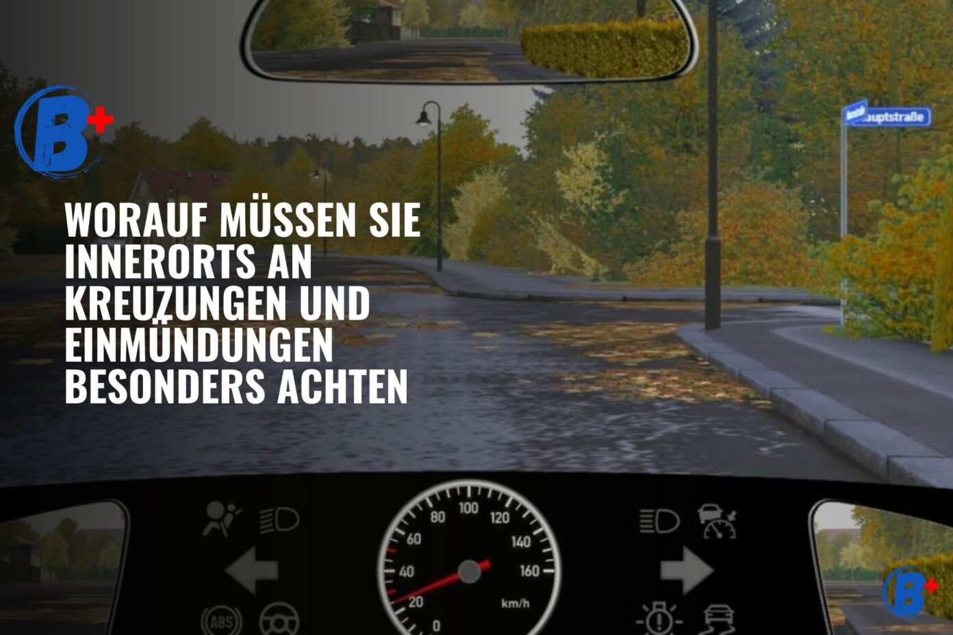 Worauf Mussen Sie Innerorts An Kreuzungen Und Einmundungen Besonders Achten