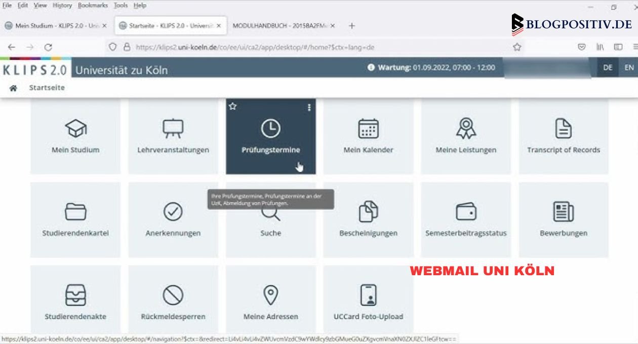 Webmail Uni Köln